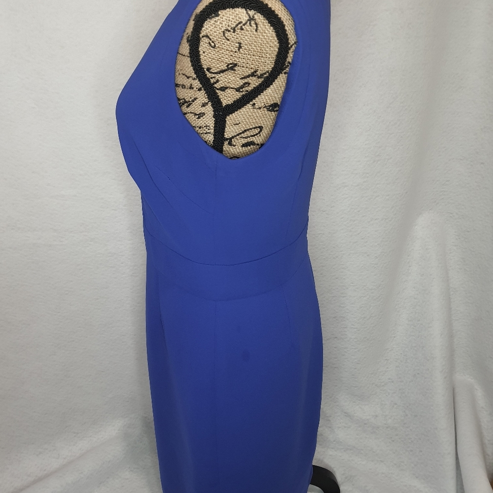 Banana Republic blue Pencil Dress Small 6 - Picture 2 of 7